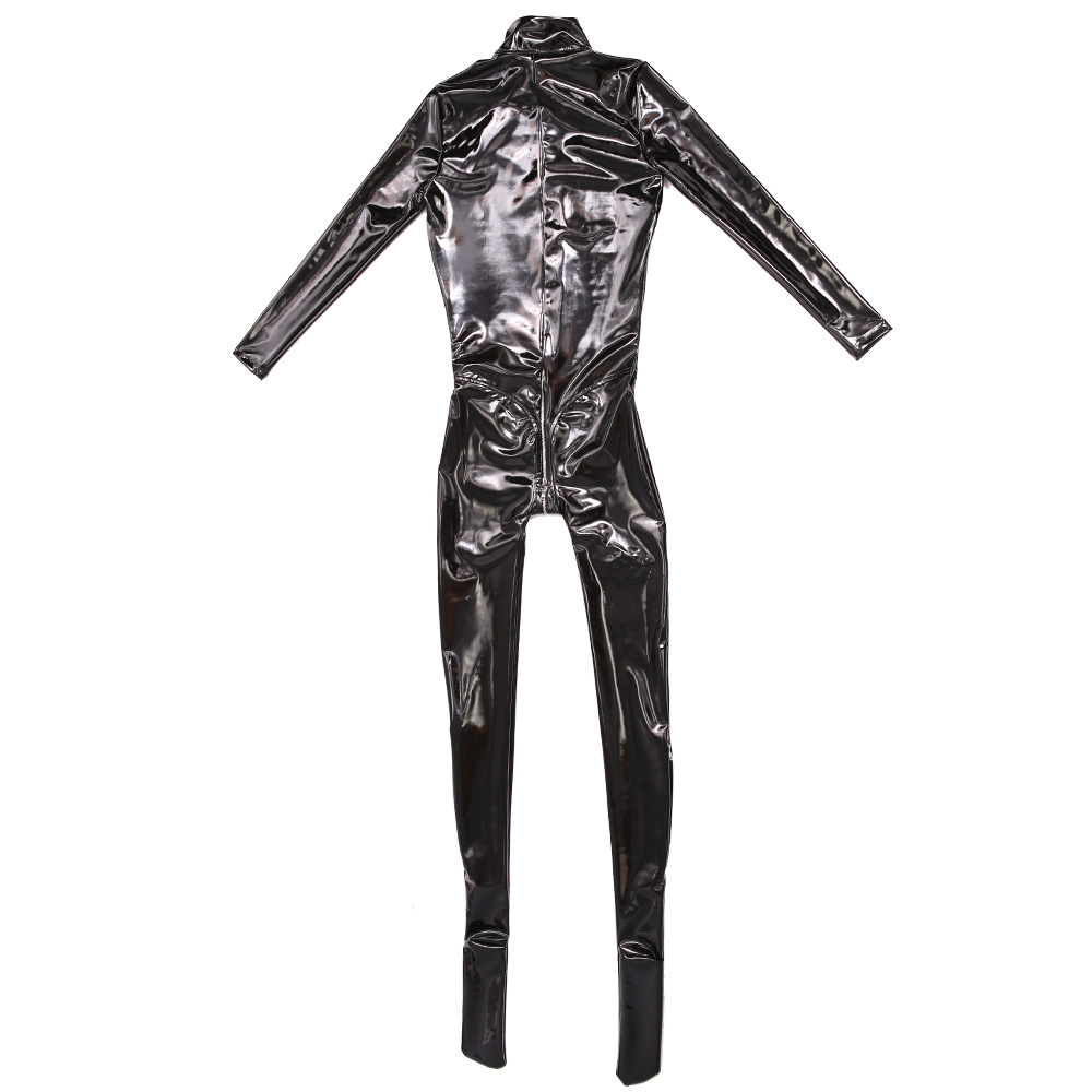 Sexy Women PVC Shiny Full Body - Sewing Latex 评论和价格