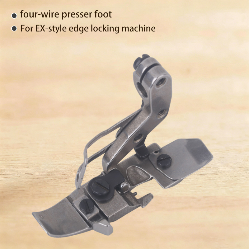 1PCS Four-Thread Presser Foot  - Textile Sewing Machine 评论和价格