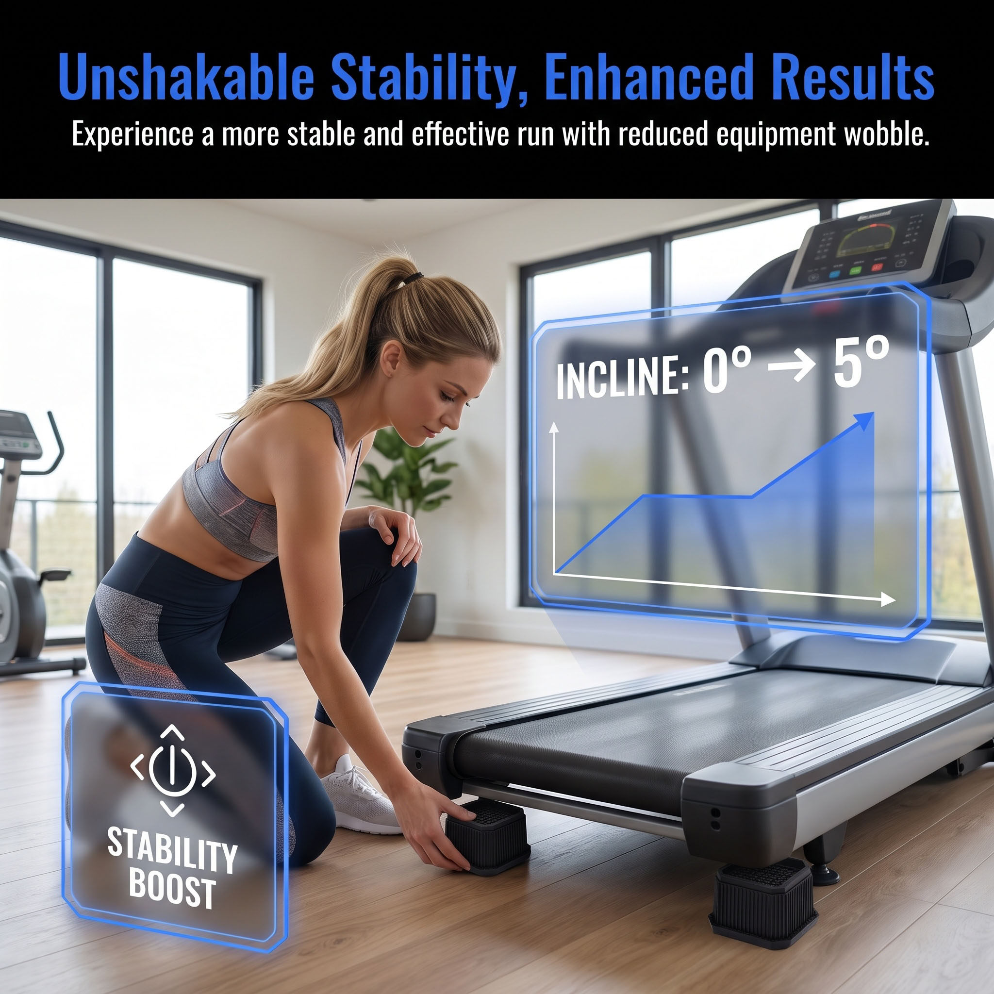 4pcs Treadmill Incline Riser B - Gripper Foot Walking 评论和价格