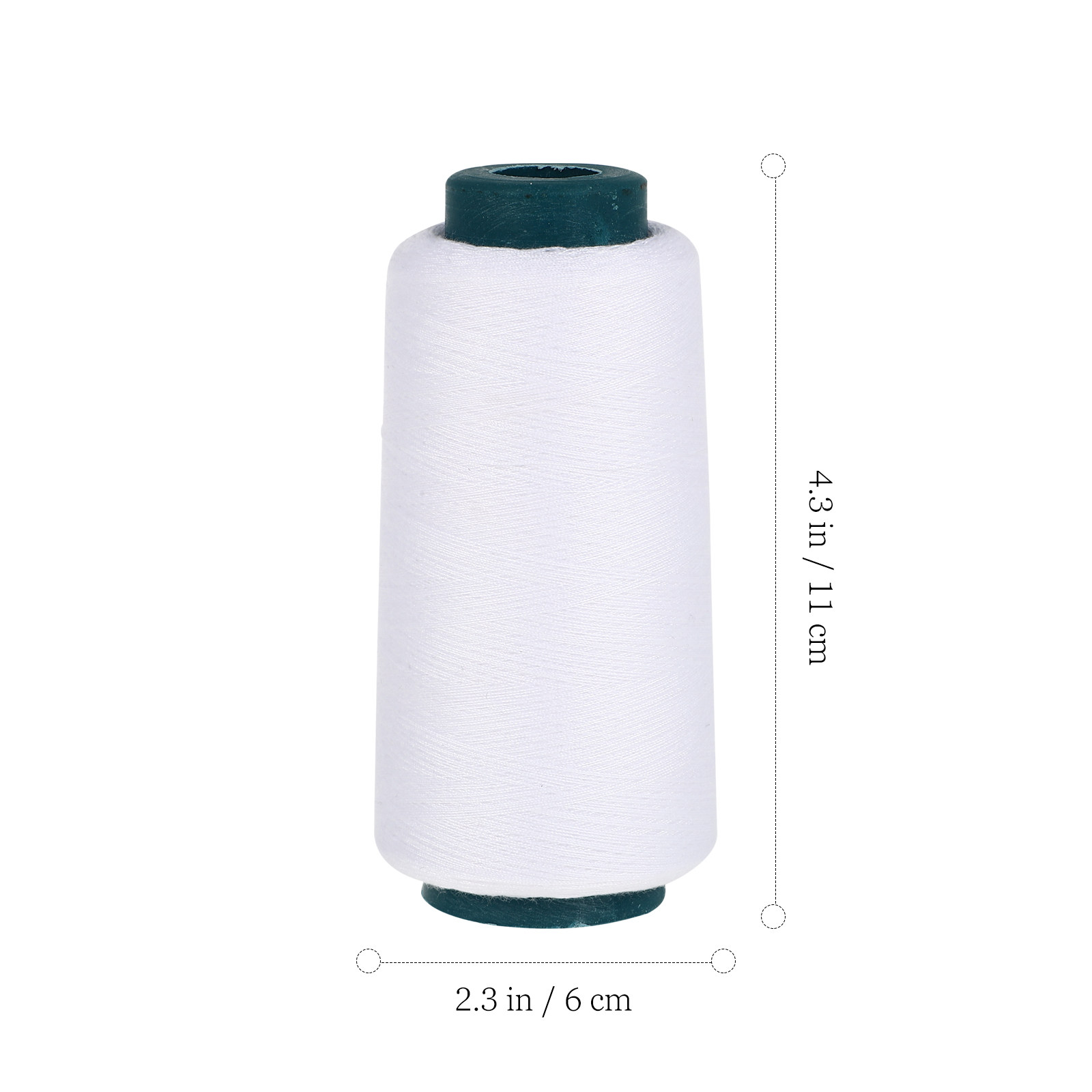 3000 Yards Bleached White Poly - Sewing Thread In Textile 评论和价格