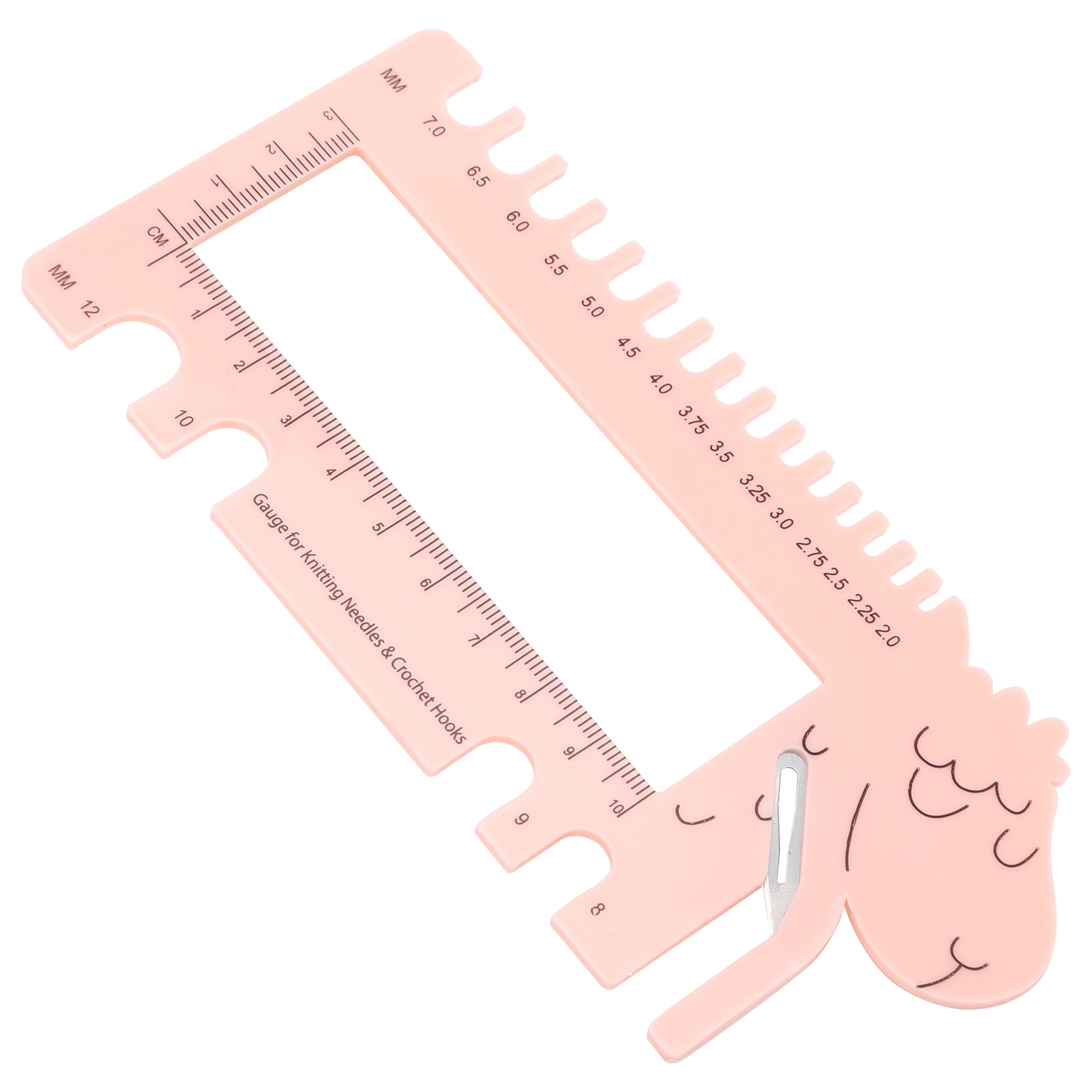 Ruler Plastic Sheep Shape Croc - Sewing Gauge Ruler 评论和价格